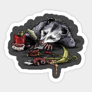 Possum Binge Sticker